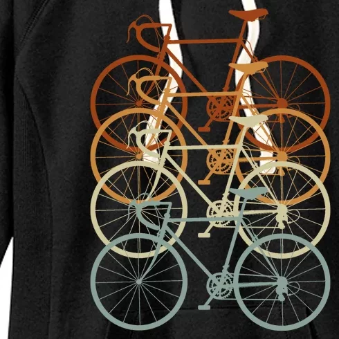 Vintage Bike Retro Bicycle Women's Fleece Hoodie