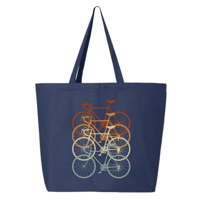 Vintage Bike Retro Bicycle 25L Jumbo Tote