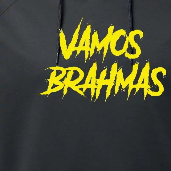 Vamos Brahmas San Antonio Football Tailgate Performance Fleece Hoodie