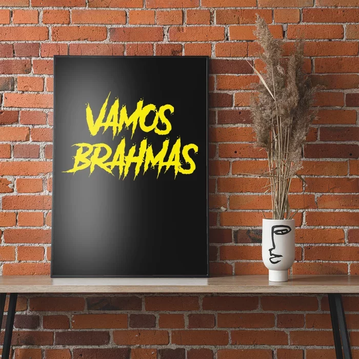 Vamos Brahmas San Antonio Football Tailgate Poster