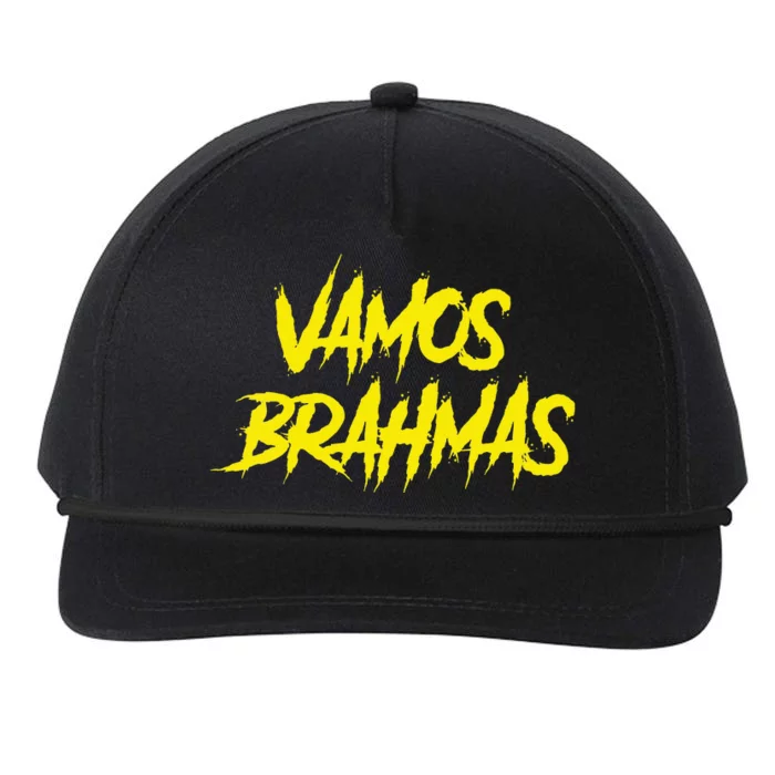 Vamos Brahmas San Antonio Football Snapback Five-Panel Rope Hat