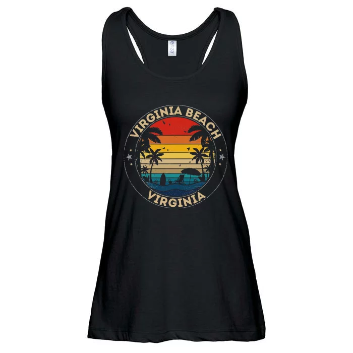 Virginia Beach Souvenir Virginia Reminder Ladies Essential Flowy Tank