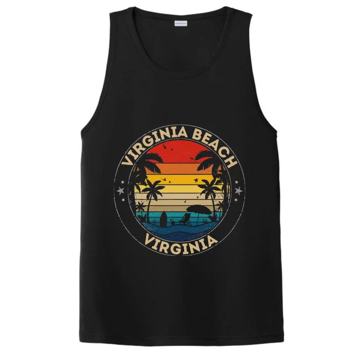 Virginia Beach Souvenir Virginia Reminder Performance Tank