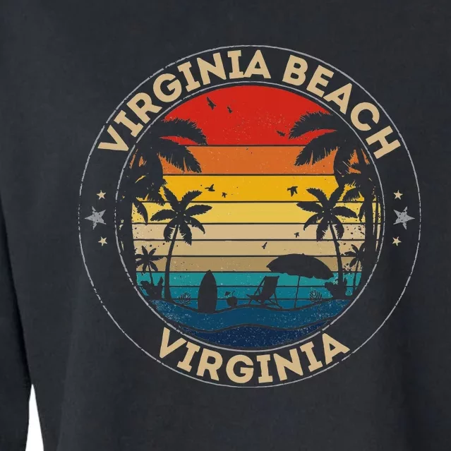 Virginia Beach Souvenir Virginia Reminder Cropped Pullover Crew