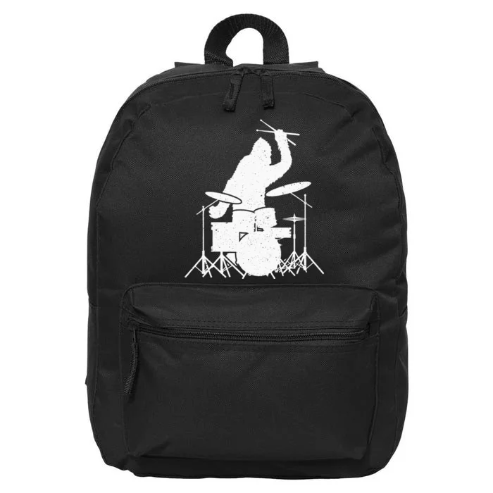 vintage Bigfoot Sasquatch Carrying Drum 16 in Basic Backpack