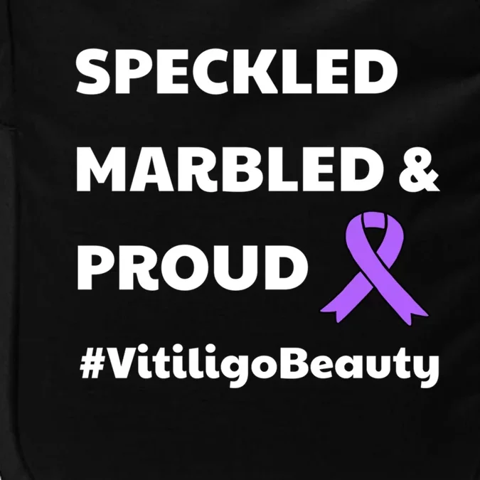 Vitiligo Beauty Speckled Marbled Proud Awareness Ribbon Cute Gift Impact Tech Backpack