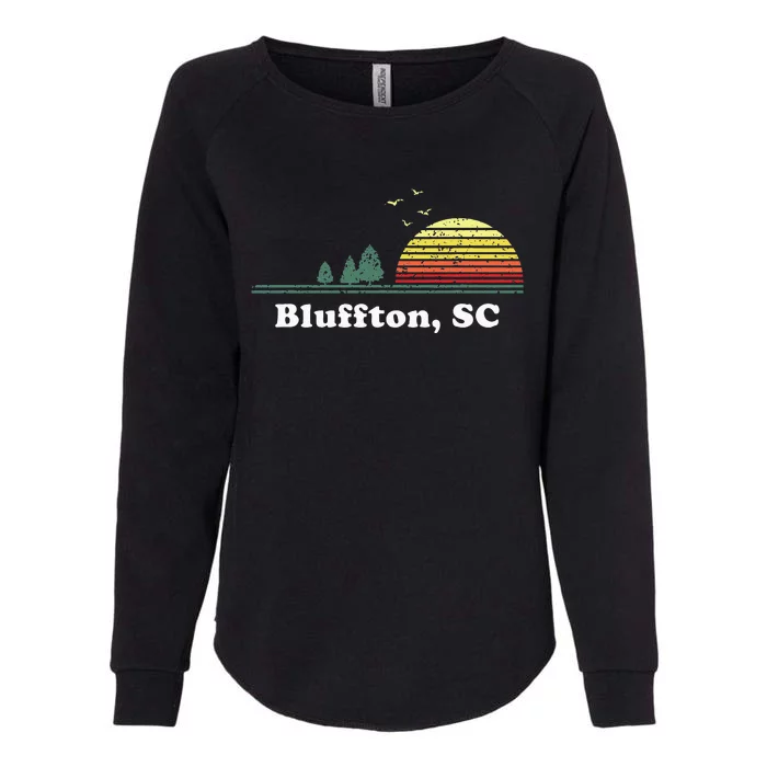 Vintage Bluffton South Carolina Home Souvenir Womens California Wash Sweatshirt