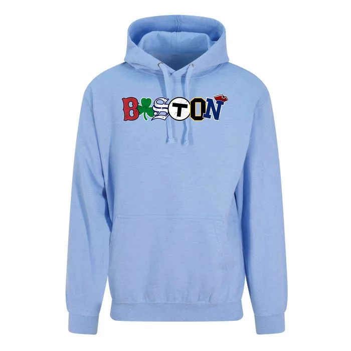 Vintage Boston Sports Fan City Pride T Unisex Surf Hoodie