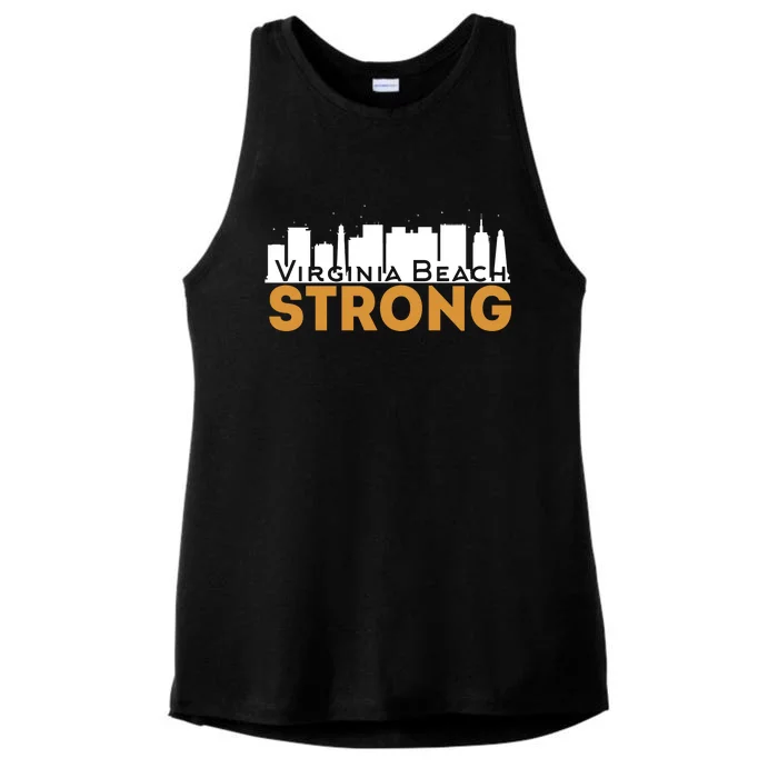 Virginia Beach Strong Ladies Tri-Blend Wicking Tank