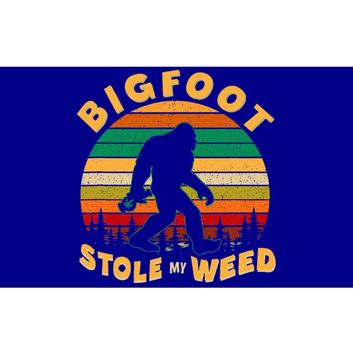 Vintage Bigfoot Stole My Weed 420 Marijuana Bumper Sticker