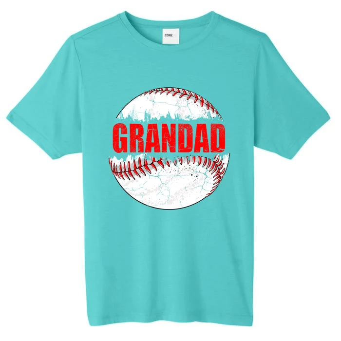 Vintage Baseball Softball Lover Grandad Fathers Day Gift ChromaSoft Performance T-Shirt