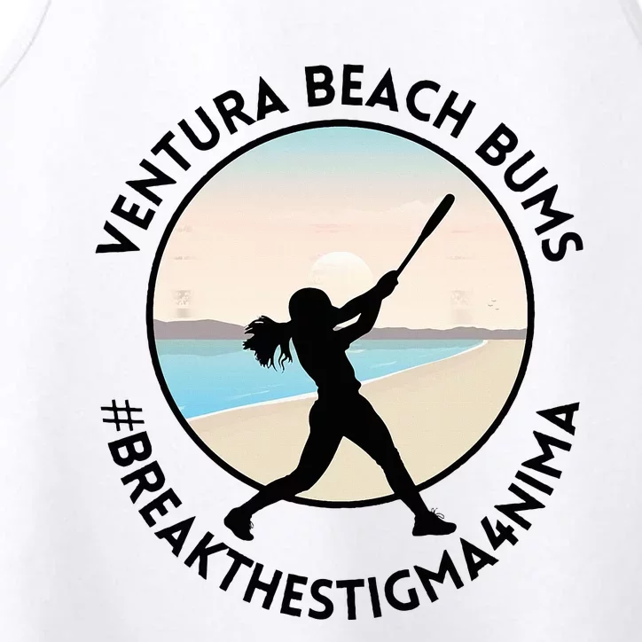 Ventura Beach Softball Team 2 Performance Tank