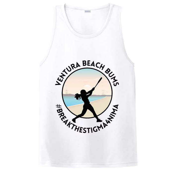 Ventura Beach Softball Team 2 Performance Tank