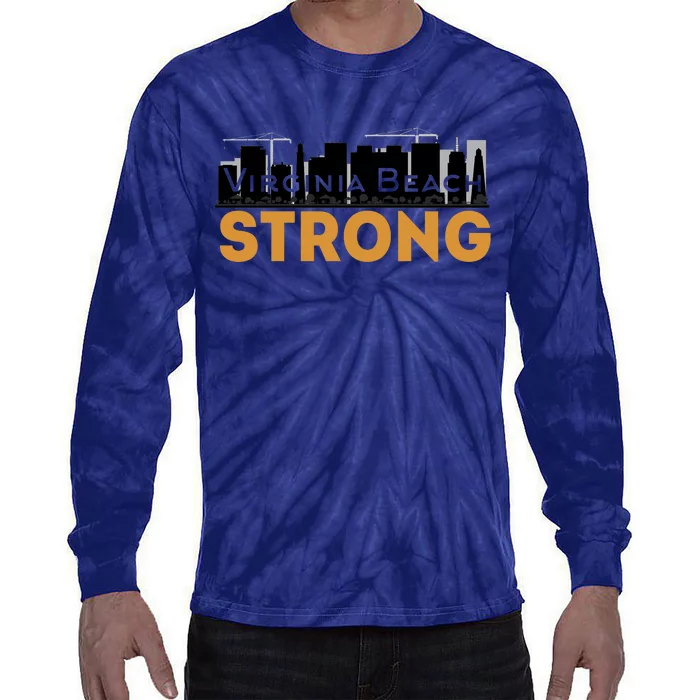 Virginia Beach Strong Tie-Dye Long Sleeve Shirt