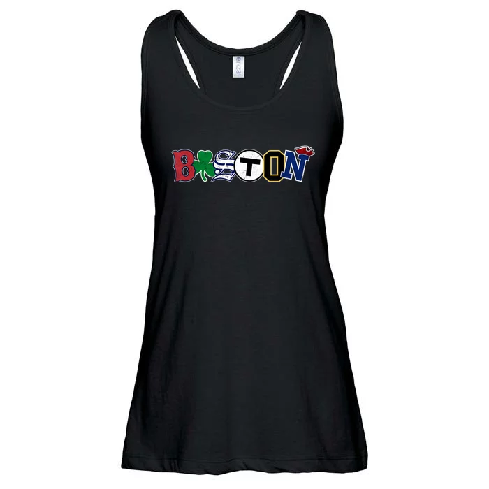 Vintage Boston Sports Fan City Pride TShirt Ladies Essential Flowy Tank