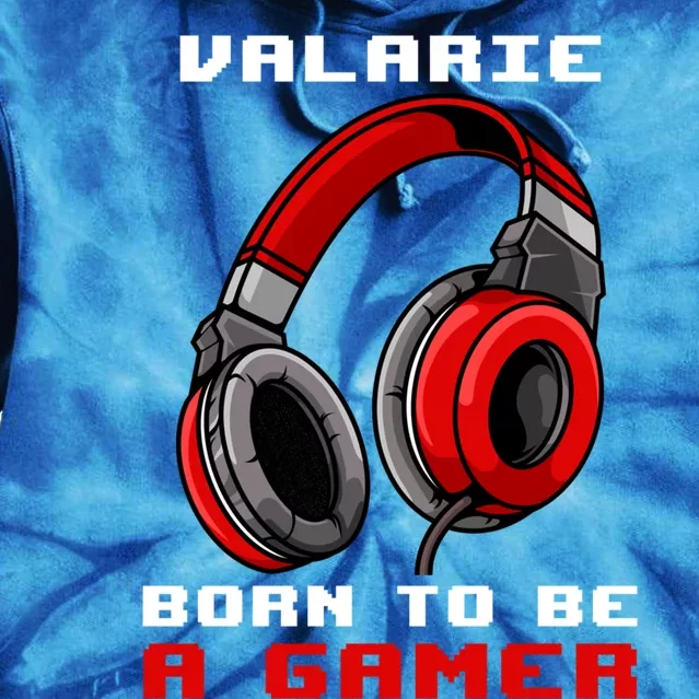 Valarie Born To Be A Gamer Personalized Gift Tie Dye Hoodie