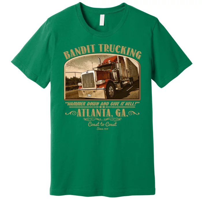 Vintage Bandit Trucking Atlanta GA Since 1977 Premium T-Shirt