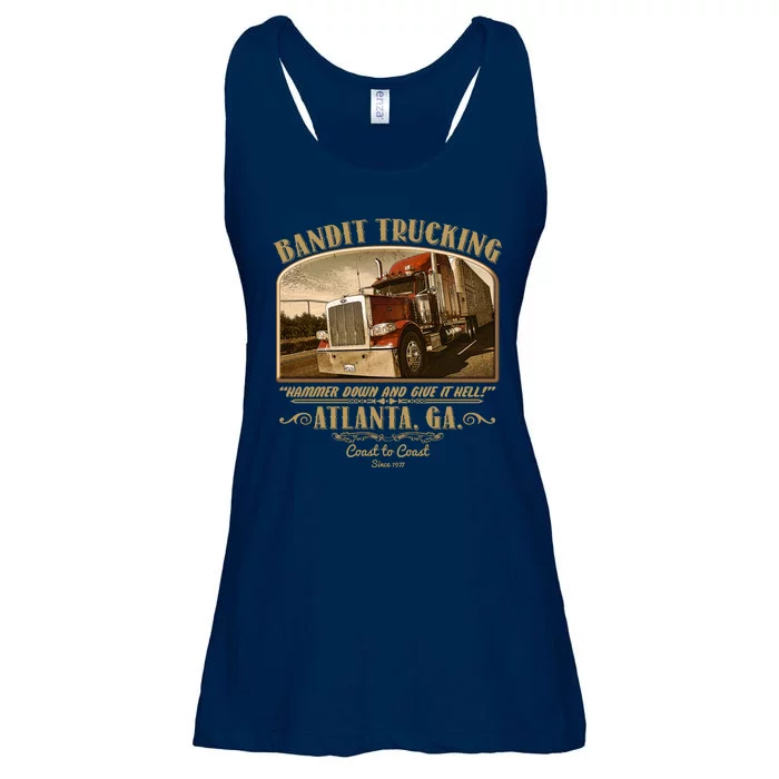 Vintage Bandit Trucking Atlanta GA Since 1977 Ladies Essential Flowy Tank