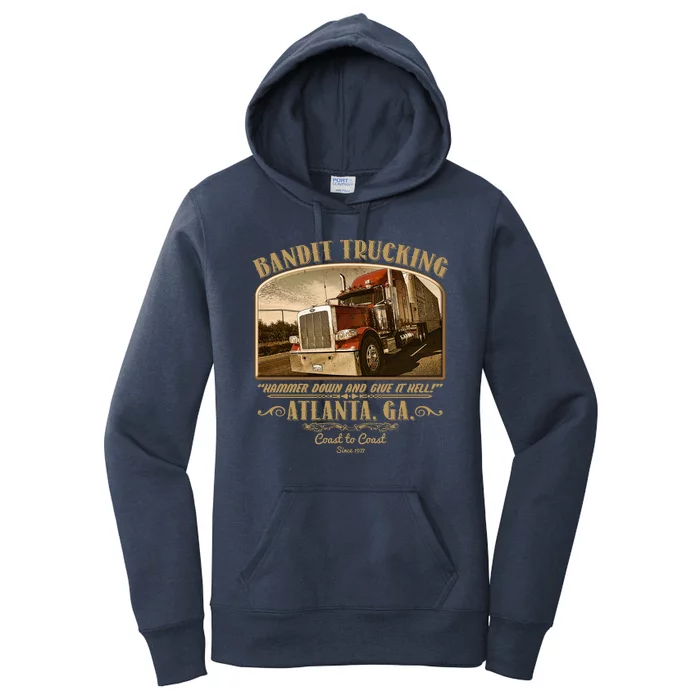 Vintage Bandit Trucking Atlanta GA Since 1977 Women's Pullover Hoodie