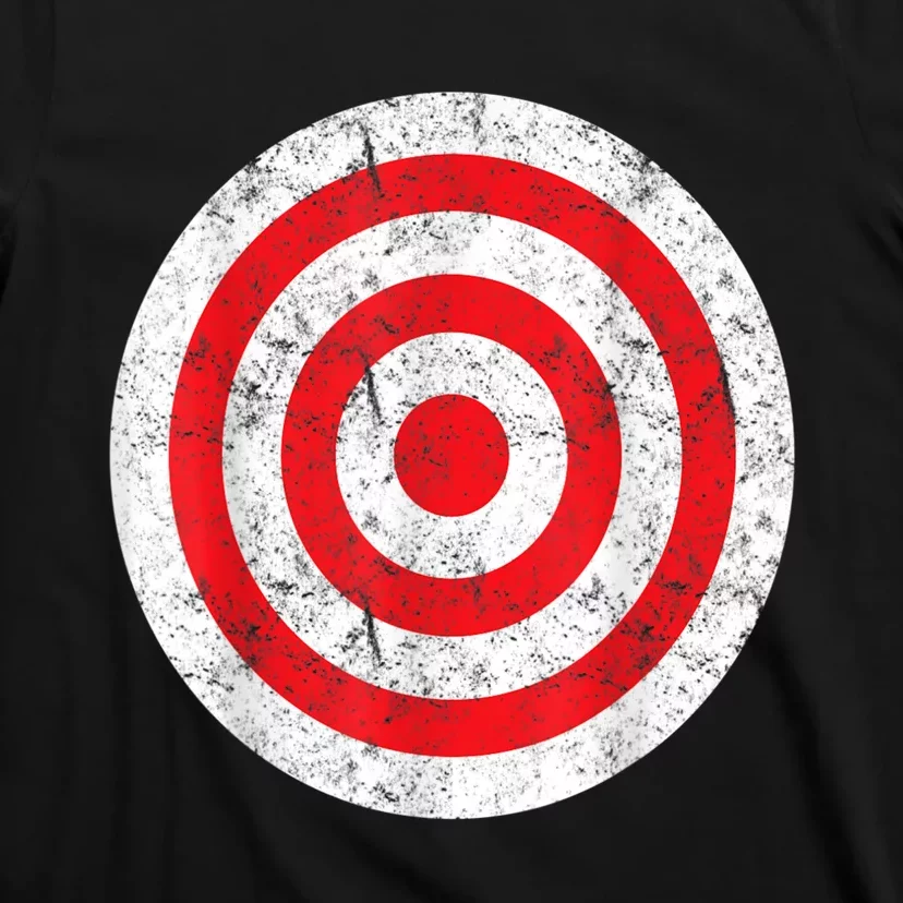 Vintage Bullseye Target Bulls Eye Funny Joke T-Shirt