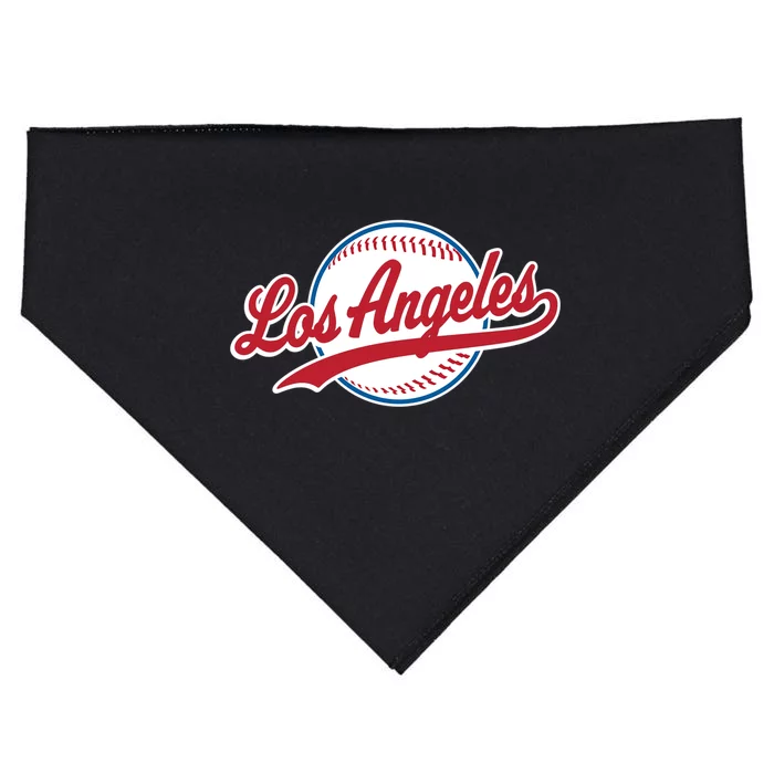 Vintage Baseball Throwback Retro Design USA-Made Doggie Bandana