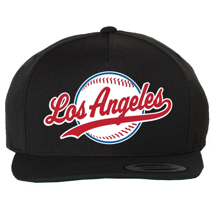 Vintage Baseball Throwback Retro Design Wool Snapback Cap