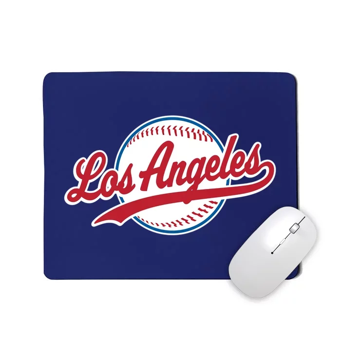 Vintage Baseball Throwback Retro Design Mousepad