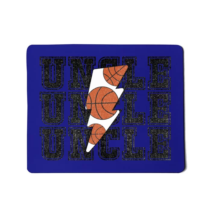 Vintage Basketball Uncle Game Day Vibes Basketball Season Funny Gift Mousepad