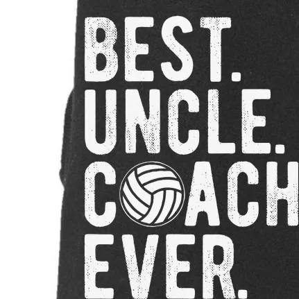 Volleyball Best Uncle Coach Ever Dad Daddy Father's Day Doggie 3-End Fleece Hoodie