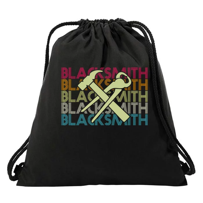 Vintage Blacksmith Drawstring Bag