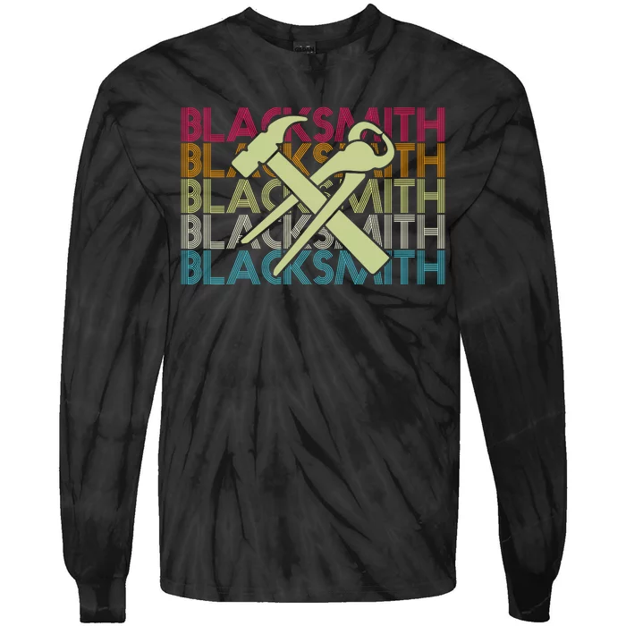 Vintage Blacksmith Tie-Dye Long Sleeve Shirt