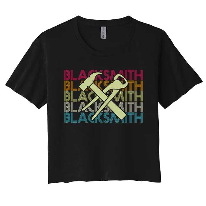 Vintage Blacksmith Women's Crop Top Tee