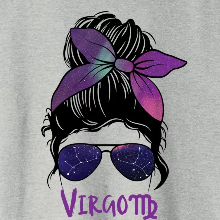 Virgo Birthday Virgo Zodiac Constellation Great Gift Women's Crop Top Tee