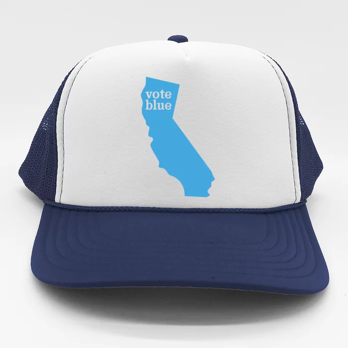 Vote Blue Voting Democratic California Cute Gift Trucker Hat