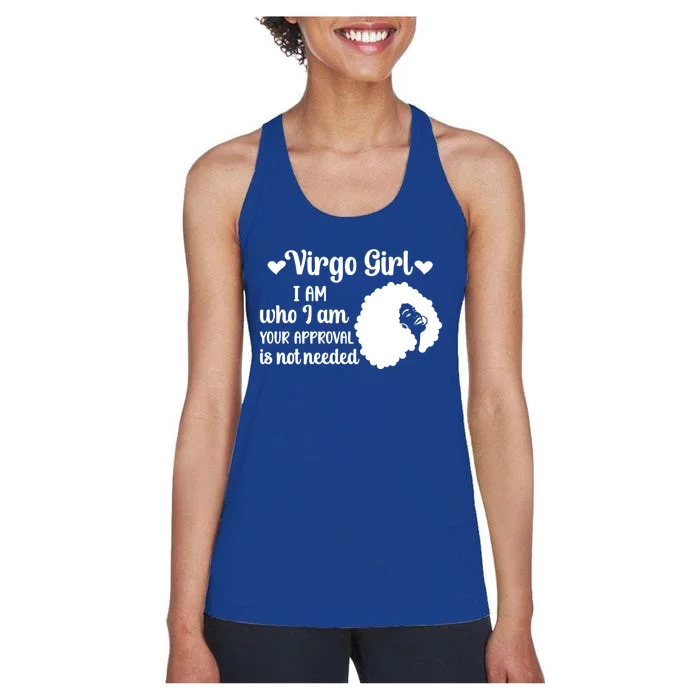 Virgo Black Virgo Zodiac Sign Virgo Birthday Gift Women's Racerback Tank