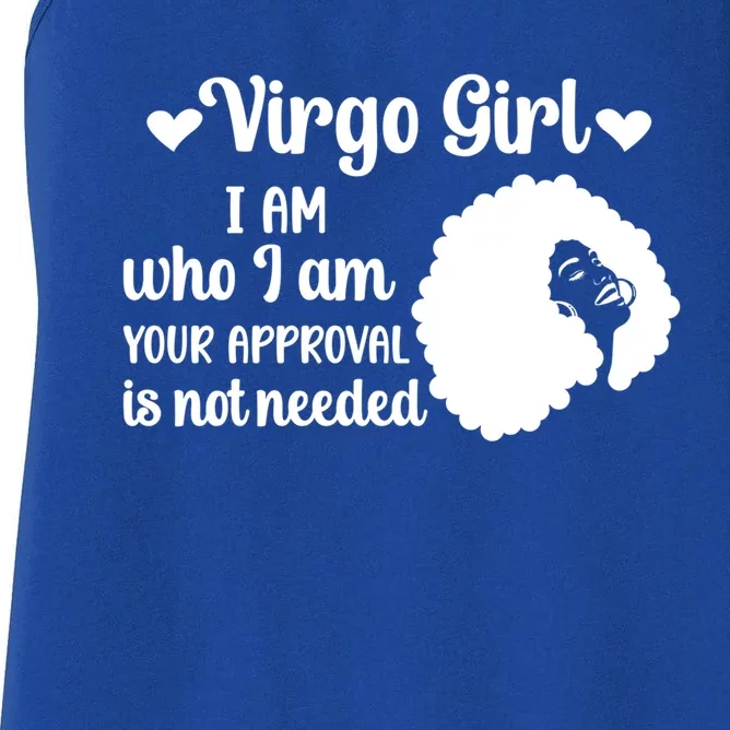 Virgo Black Virgo Zodiac Sign Virgo Birthday Gift Women's Racerback Tank