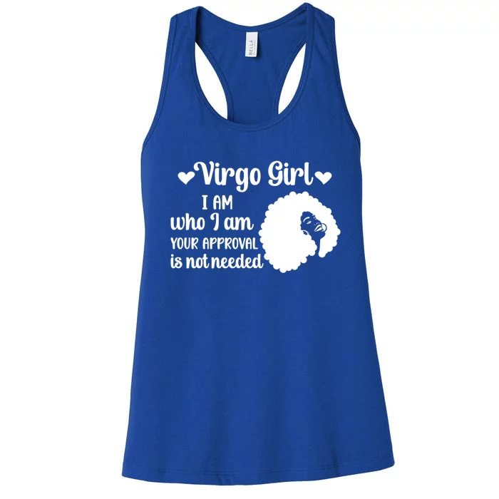 Virgo Black Virgo Zodiac Sign Virgo Birthday Gift Women's Racerback Tank