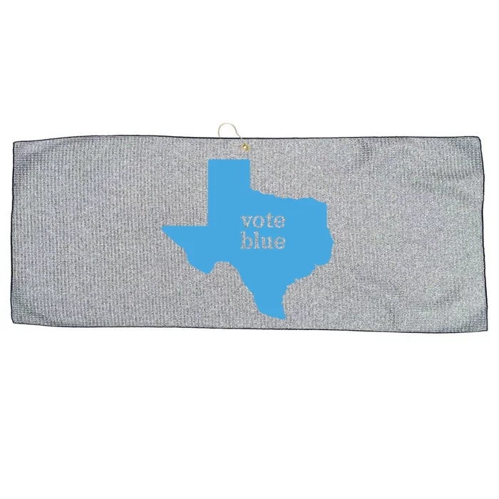 Vote Blue Voting Democratic Texas Gift Large Microfiber Waffle Golf Towel