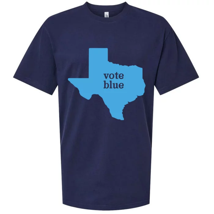 Vote Blue Voting Democratic Texas Gift Sueded Cloud Jersey T-Shirt