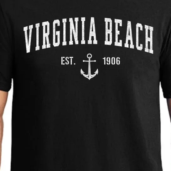 Virginia Beach Virginia Great Gift Cute Gift And Sweater Pajama Set