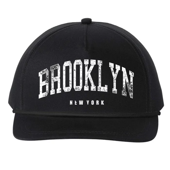 Vintage Brooklyn Snapback Five-Panel Rope Hat