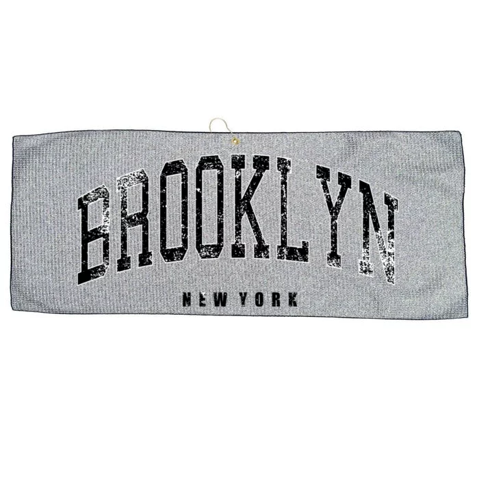 Vintage Brooklyn Large Microfiber Waffle Golf Towel