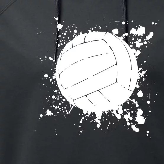 Volleyball Beach Volleyball Player Gift Performance Fleece Hoodie