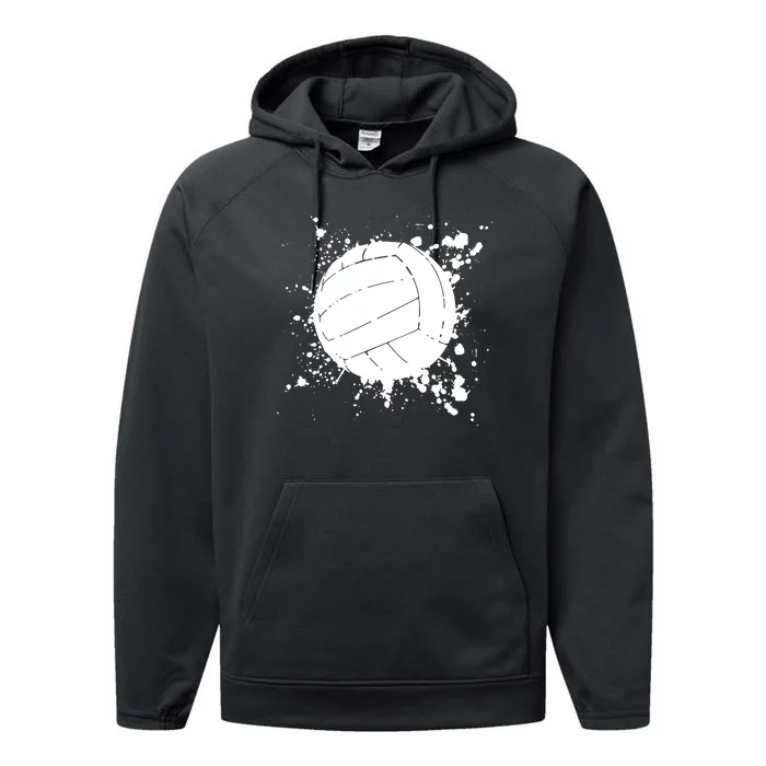 Volleyball Beach Volleyball Player Gift Performance Fleece Hoodie