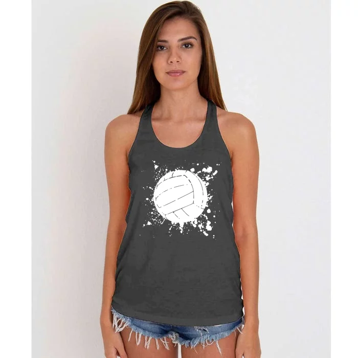 Volleyball Beach Volleyball Player Gift Women's Knotted Racerback Tank