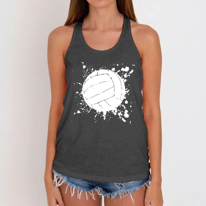 Volleyball Beach Volleyball Player Gift Women's Knotted Racerback Tank