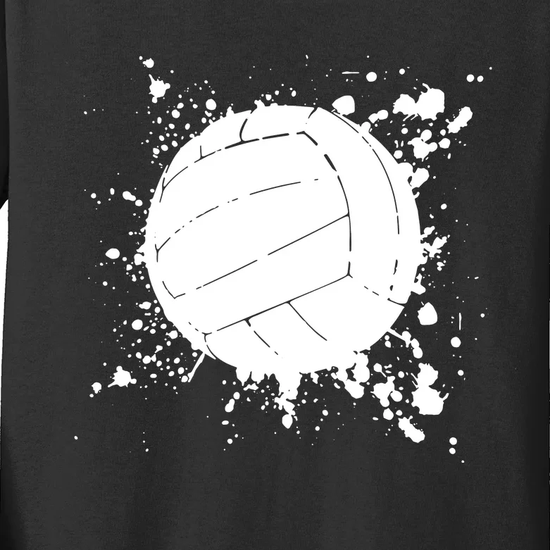 Volleyball Beach Volleyball Player Gift Kids Long Sleeve Shirt