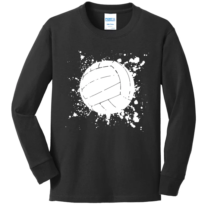 Volleyball Beach Volleyball Player Gift Kids Long Sleeve Shirt