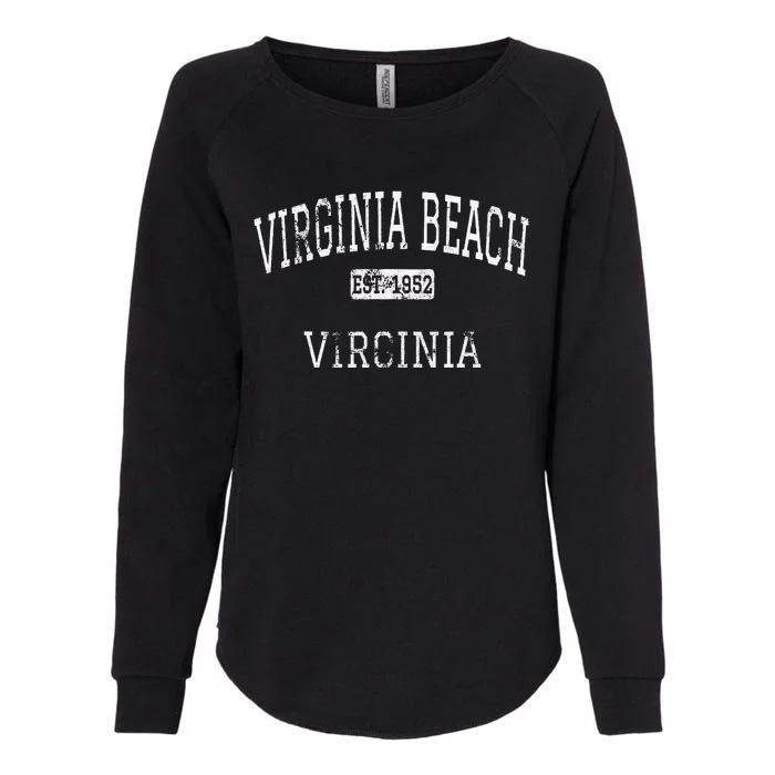 Virginia Beach Virginia VA Vintage Womens California Wash Sweatshirt