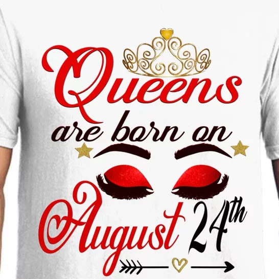 Virgo Birthday Virgo Queens Are Born August 24th Gift Pajama Set